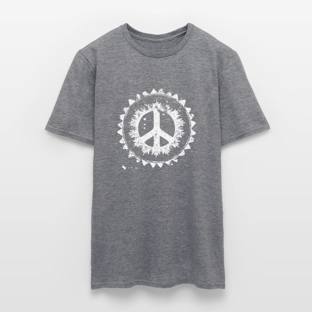 Urban Retro Peace Zeichen - Männer T-Shirt - by Artful Alchemist
