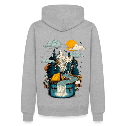 World in a Pack – Adventure Surrealism - Männer Premium Hoodie - by Artful Alchemist