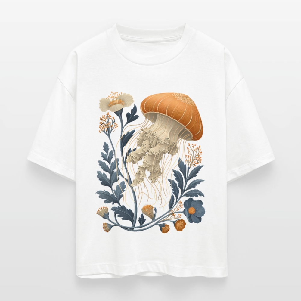 Ocean Bloom – Medusen-Art Boxy Bio-Shirt - Stanley/Stella Frauen Boxy Bio-T-Shirt Nova - by Artful Alchemist