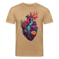 Ocean Heart - Stanley/Stella Unisex Bio-T-Shirt CREATOR - Karamell 