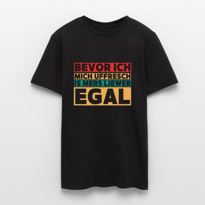 Bevor ich mich uffresch... - Männer T-Shirt - by Artful Alchemist