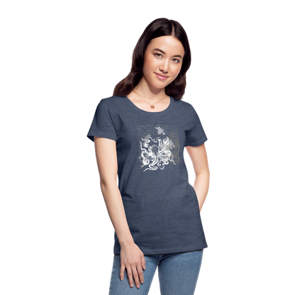 Vintage Steampunk Oktopus Motiv - Frauen Premium T-Shirts - by Artful Alchemist