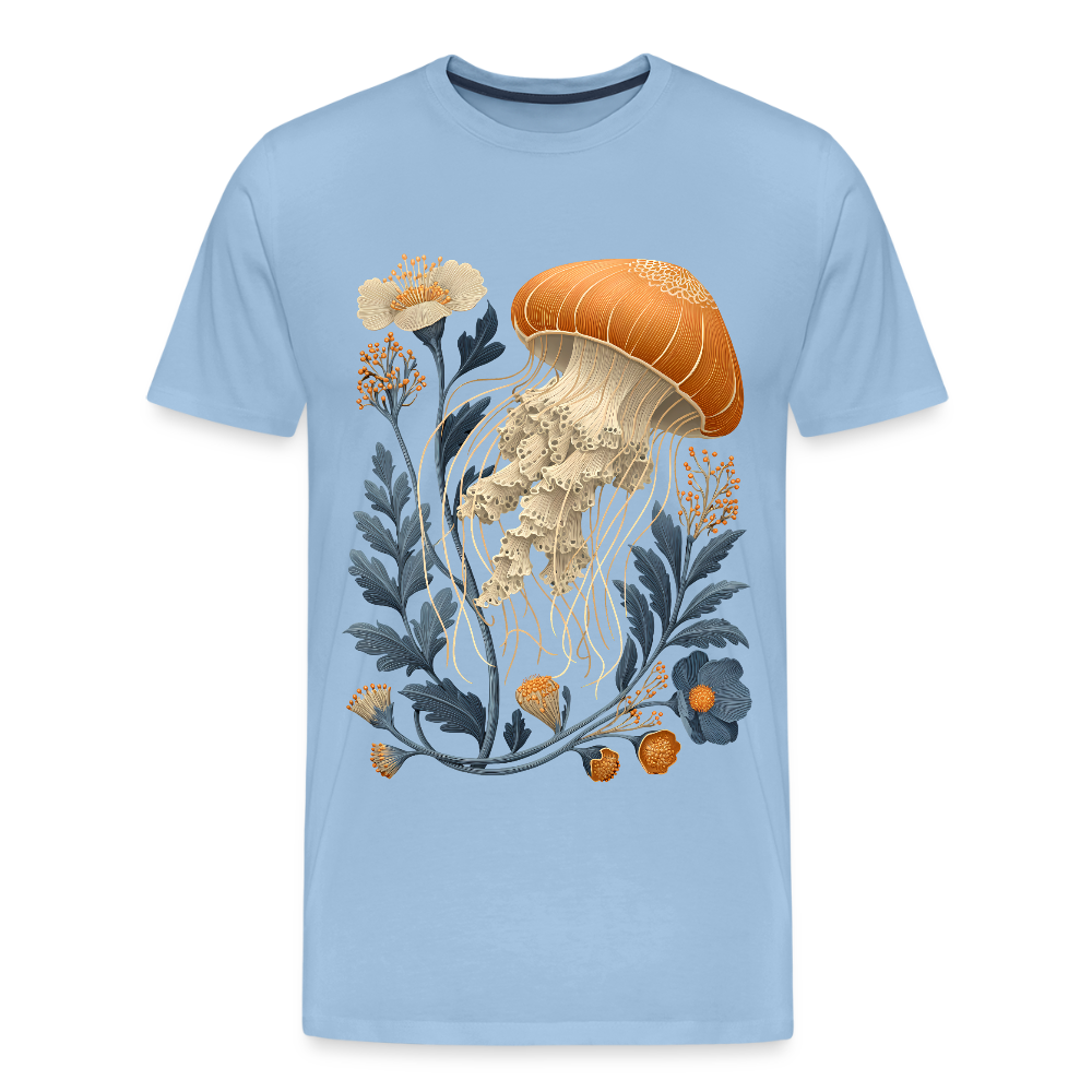 Florale Qualle - Männer Premium T-Shirt - by Artful Alchemist