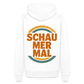„Schau Mer Mal“ – Retro Look aus Hessen - Männer Premium Hoodie - Weiß