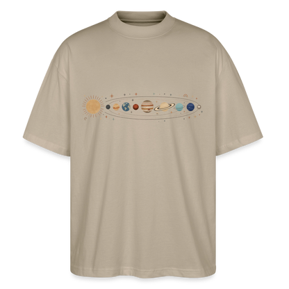 Cosmic Alignment – Oversized Unisex Bio T-Shirt Blaster 2.0 - Steingrau