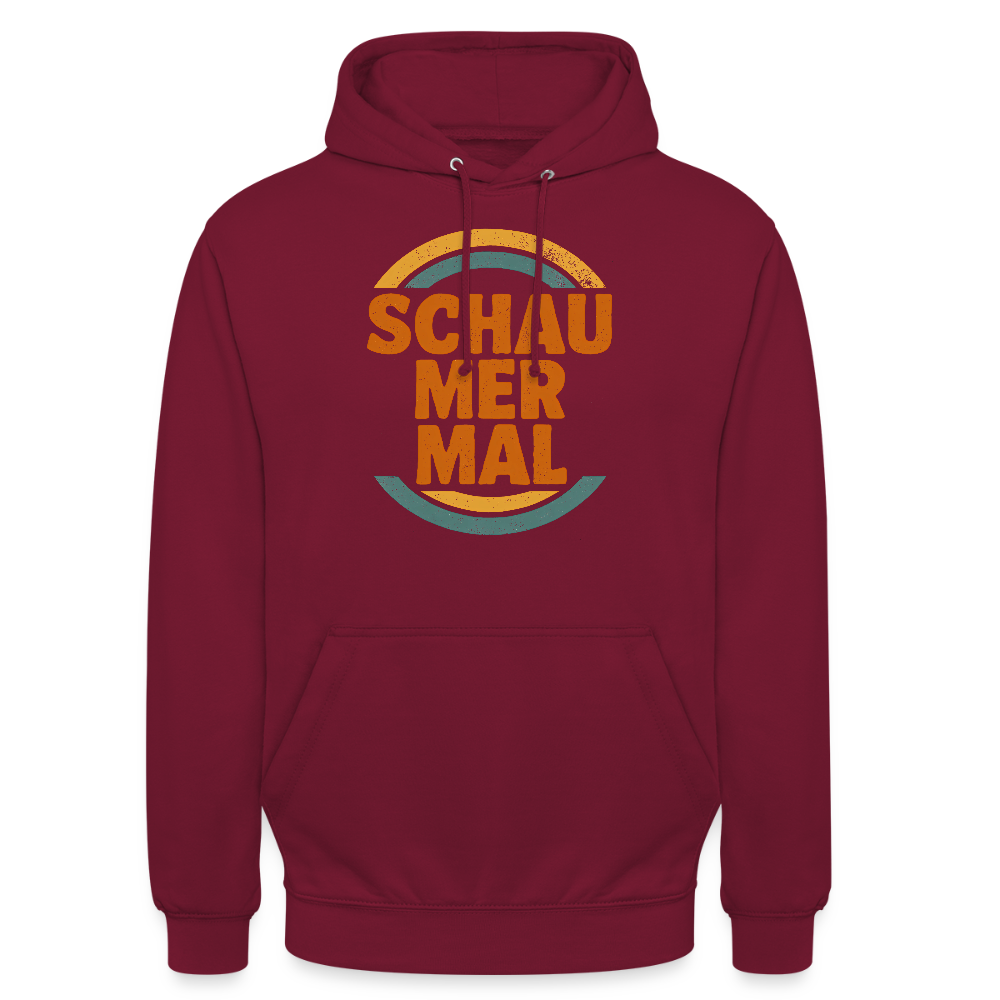 „Schau Mer Mal“ – Retro Look aus Hessen - Unisex Hoodie - by Artful Alchemist