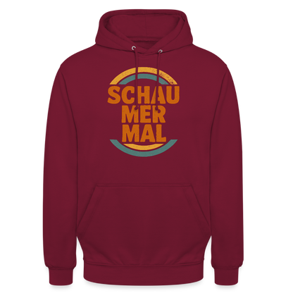 „Schau Mer Mal“ – Retro Look aus Hessen - Unisex Hoodie - by Artful Alchemist