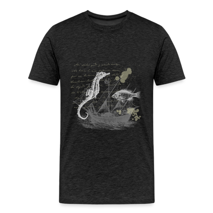 Vintage Steampunk Seepferdchen Motiv - Männer Premium T-Shirts - by Artful Alchemist