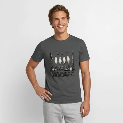 Hanging Out Just Waiting For Halloween - Männer T-Shirt - by Artful Alchemist