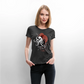 Oktopus Design – Tiefsee trifft Kunst - Frauen Premium Bio T-Shirt - Anthrazit meliert