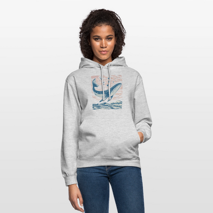 Kosmischer Wal – Retro Ocean Art - Unisex Hoodie - by Artful Alchemist