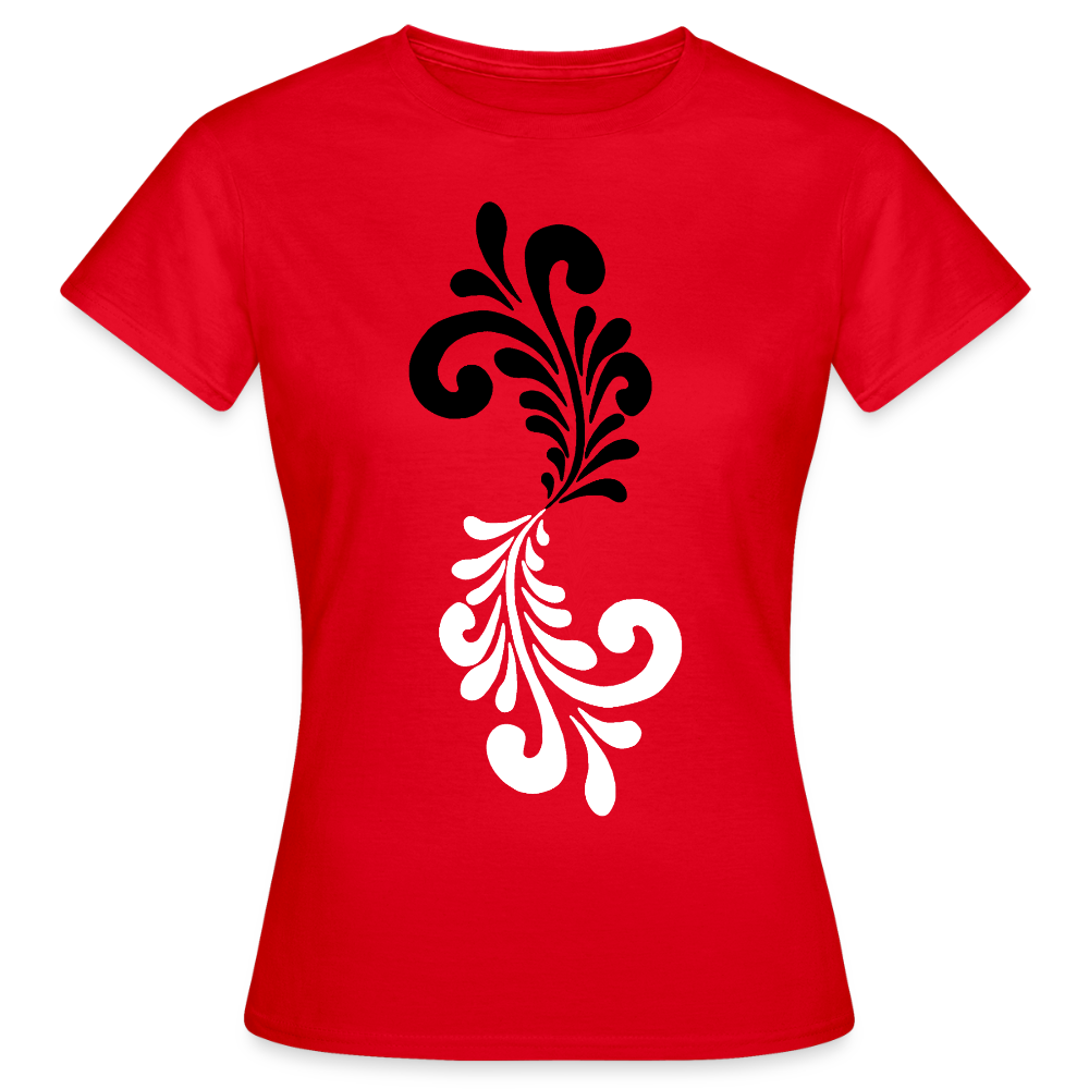 Bembel Ornamente schwarz/weiß - Frauen T-Shirt - by Artful Alchemist