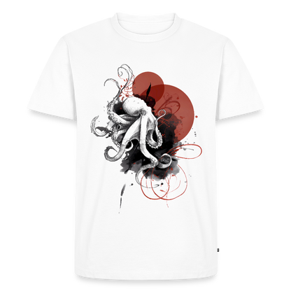 Oktopus Design – Tiefsee trifft Kunst - Männer Premium T-Shirt - by Artful Alchemist