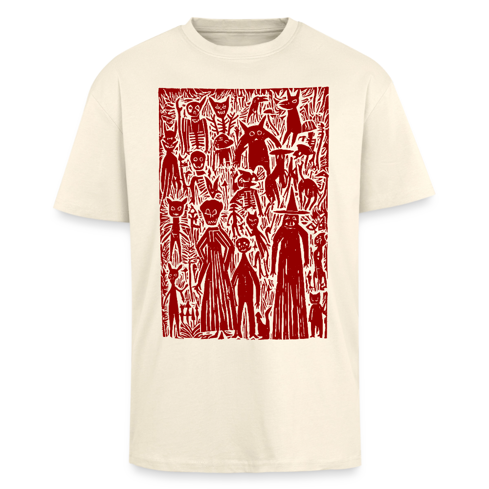 Night Creatures – Oversized Heavyweight Unisex T-Shirt - Creme