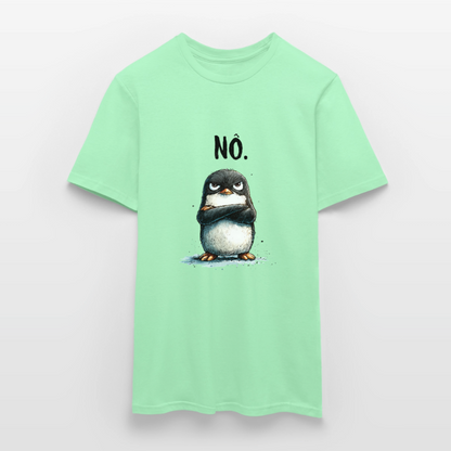 Grumpy Penguin "Nö" - Männer T-Shirt - by Artful Alchemist