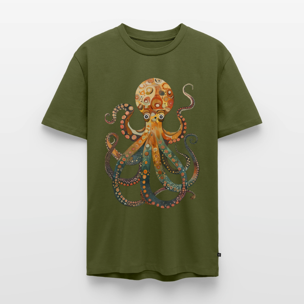 Color Pulse Octopus - Männer Premium T-Shirt - by Artful Alchemist