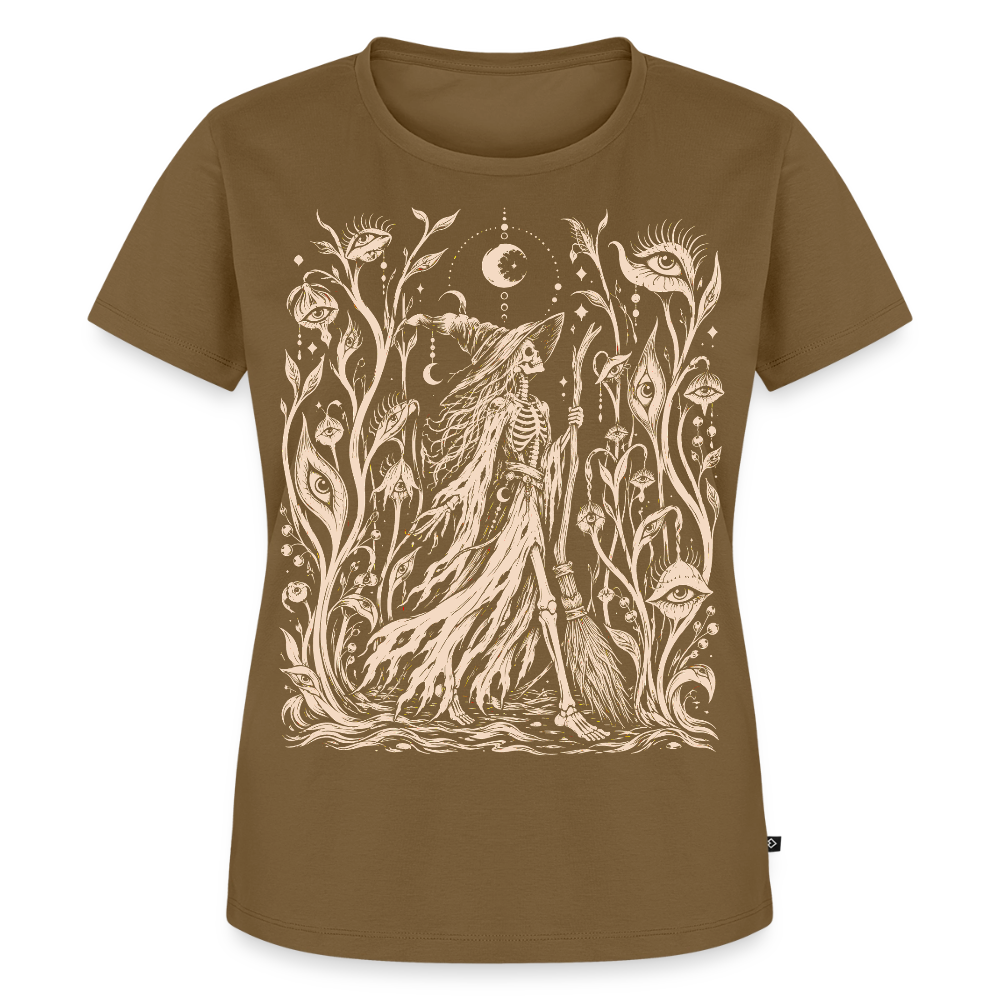 Moonlight Witch – Frauen Premium T-Shirt - Nussbraun