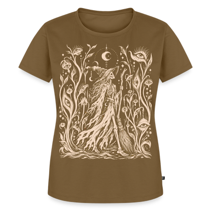 Moonlight Witch – Frauen Premium T-Shirt - Nussbraun
