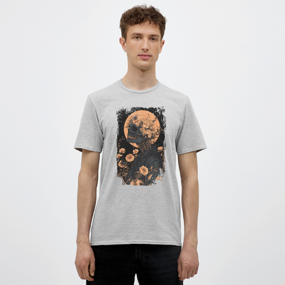 Boho Hippie Skelett im 60er, 70er Jahre Look - Männer T-Shirt - by Artful Alchemist