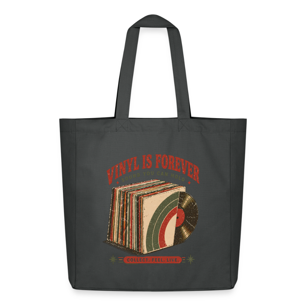 Vinyl Is Forever - Midweight recycelter Stoffbeutel von Stanley/Stella - Anthrazit