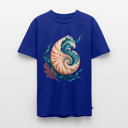Nautilus Wave – Männer Premium T-Shirt - Royalblau