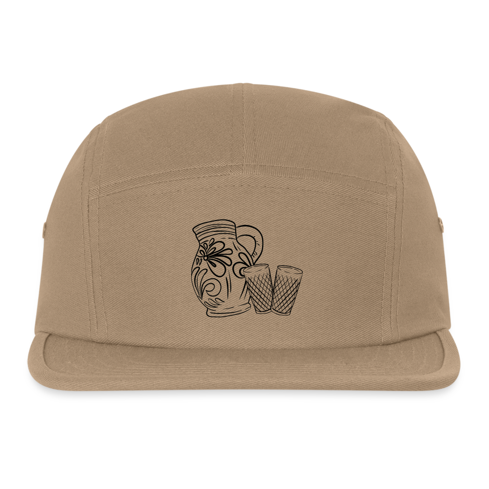 Bembel mit Gläsern  - Hessisch Mundart - Canvas Cap - Khaki