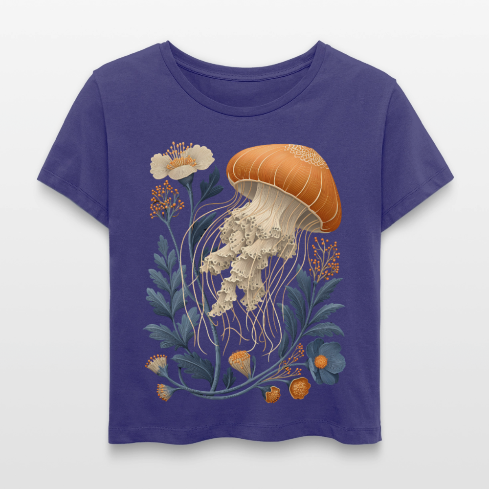 Floral Jellyfish - Stanley/Stella Relaxed Rundhals Frauen Bio-T-Shirt SERENA - Dämmerung