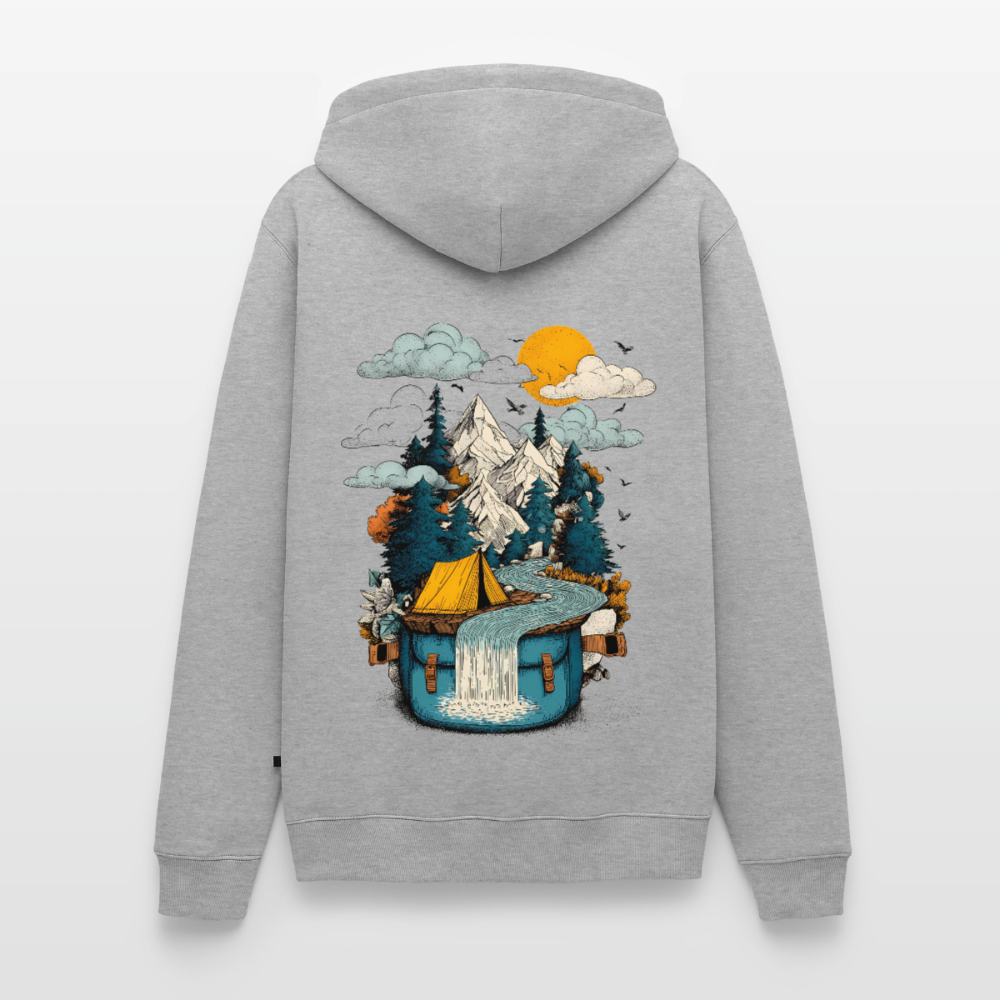 World in a Pack – Adventure Surrealism - Männer Premium Hoodie - by Artful Alchemist