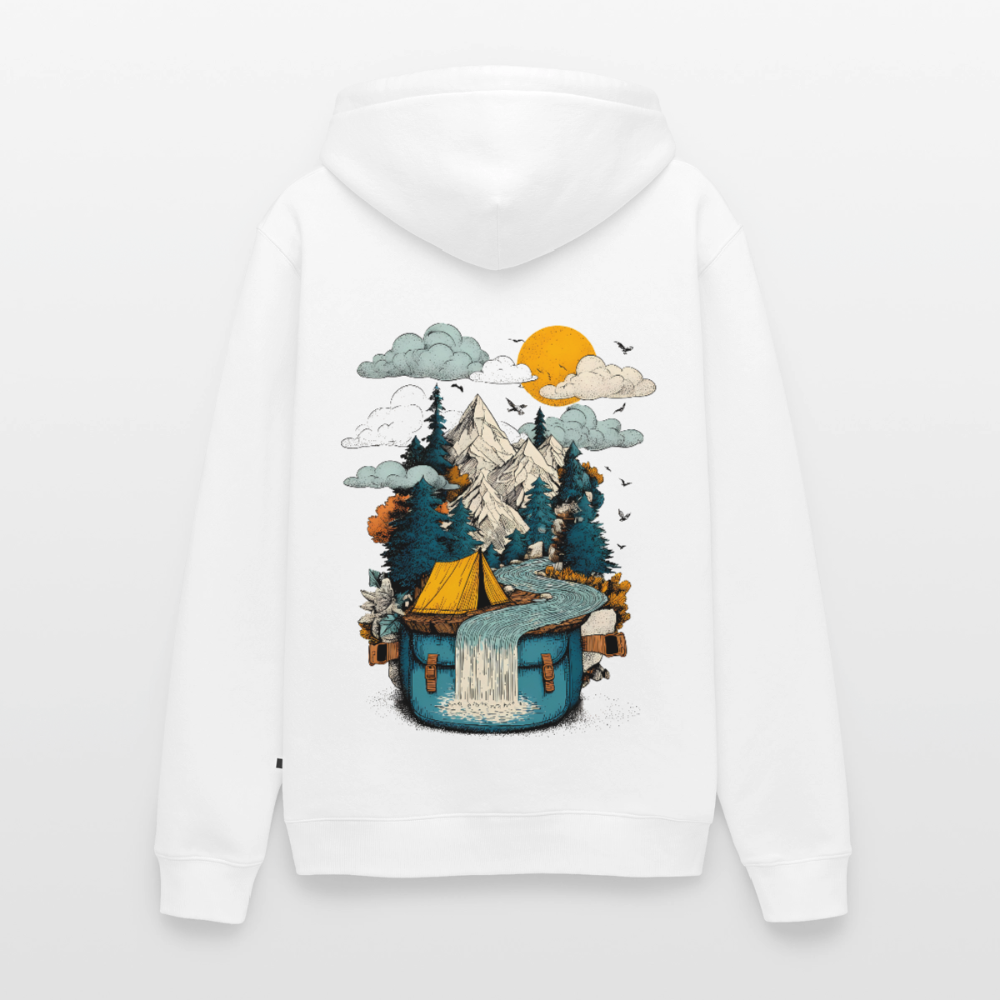World in a Pack – Adventure Surrealism - Männer Premium Hoodie - by Artful Alchemist