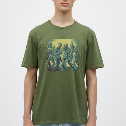 Tanzende Zombies - Gruseliges Zombie Motiv - Männer T-Shirt - by Artful Alchemist