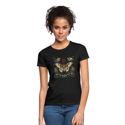 Mystische Motte mit magischem Herbarium - Frauen T-Shirt - by Artful Alchemist