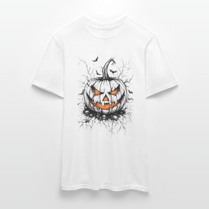 Gruseliger Horror Kürbis - Halloween Motiv - Männer T-Shirt - by Artful Alchemist
