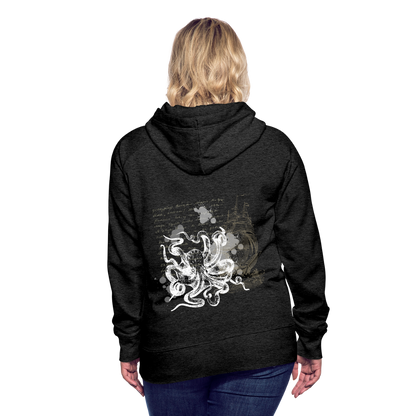 Vintage Steampunk Oktopus Motiv - Frauen Premium Hoodie - by Artful Alchemist