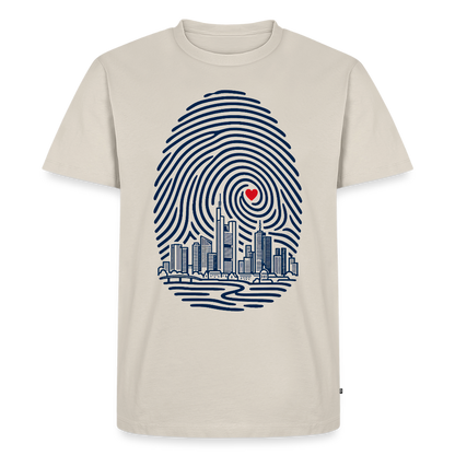 Frankfurt im Herzen – Männer Premium T-Shirt - Beige