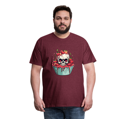 Gruseliges Horror Kirschtörtchen - Happy Halloween - Männer Premium T-Shirt - by Artful Alchemist