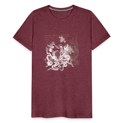 Vintage Steampunk Oktopus Motiv - Männer Premium T-Shirts - by Artful Alchemist