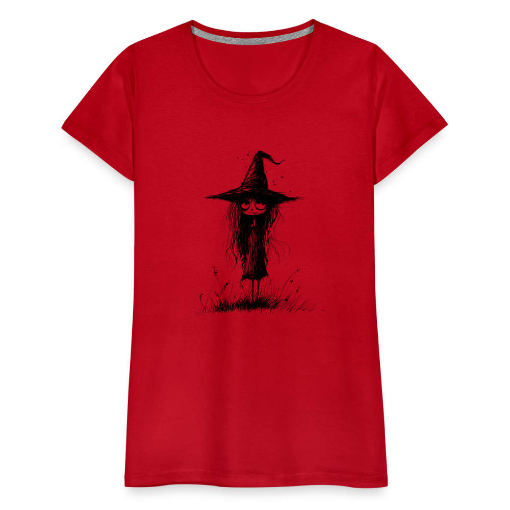 Kleine Hexe - Frauen Premium T-Shirt - Rot