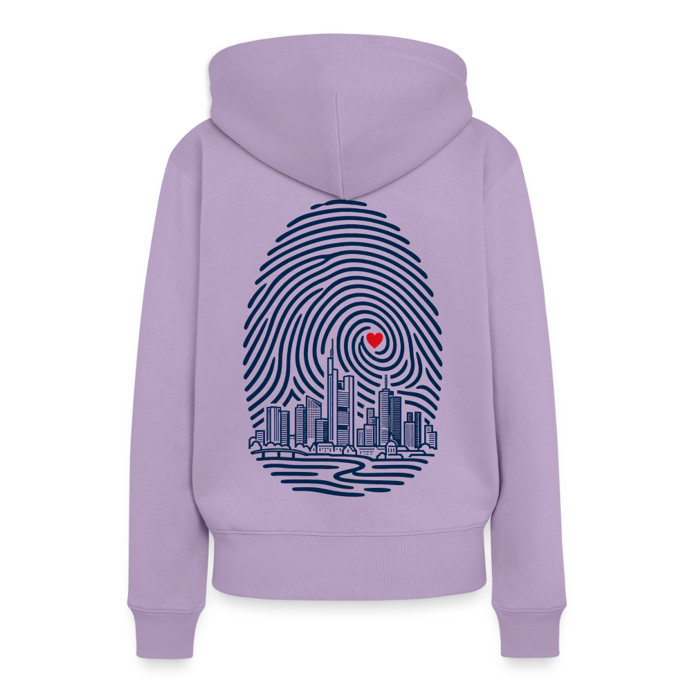 Frankfurt im Herzen - Frauen Premium Hoodie - by Artful Alchemist