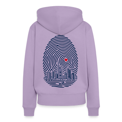Frankfurt im Herzen - Frauen Premium Hoodie - by Artful Alchemist