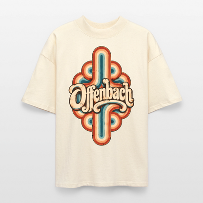 Offenbach Retro – Oversized Unisex Bio T-Shirt - Natur