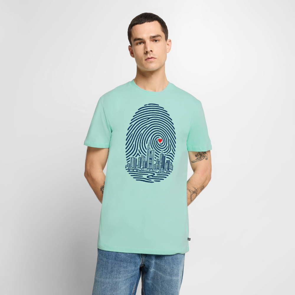 Frankfurt im Herzen – Männer Premium T-Shirt - Mint 