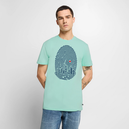 Frankfurt im Herzen – Männer Premium T-Shirt - Mint 