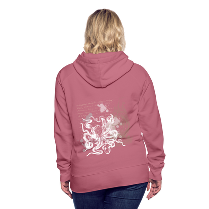 Vintage Steampunk Oktopus Motiv - Frauen Premium Hoodie - by Artful Alchemist