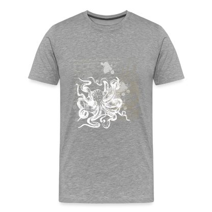 Vintage Steampunk Oktopus Motiv - Männer Premium T-Shirts - by Artful Alchemist