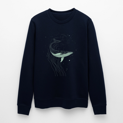 Lineart Wal Motiv (hellgrün) - Stanley/Stella Unisex Bio-Sweatshirt ROLLER - by Artful Alchemist