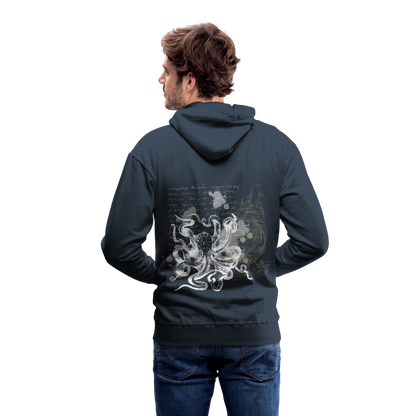 Vintage Steampunk Oktopus Motiv - Männer Premium Hoodie - by Artful Alchemist