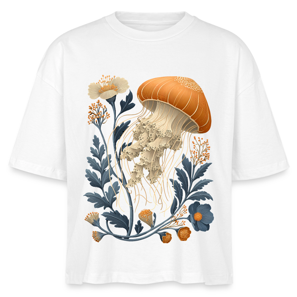 Ocean Bloom – Medusen-Art Boxy Bio-Shirt - Stanley/Stella Frauen Boxy Bio-T-Shirt Nova - by Artful Alchemist