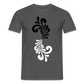 Bembel Ornamente schwarz/weiß - Männer Shirt - Anthrazit