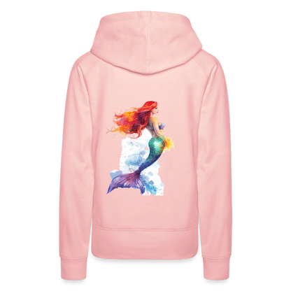 Meerjungfrau als Aquarelle - Frauen Premium Hoodie - by Artful Alchemist