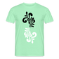 Bembel Ornamente schwarz/weiß - Männer Shirt - Mintgrün